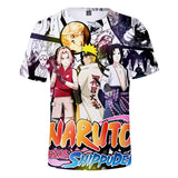 Fortnite Naruto 3D Print T-shirts Sports Summer Top Tees for Kids Teens Adults
