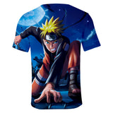 Fortnite Naruto Uzumaki T-shirts Sports Summer Top Tees Xmas Birthday Gift