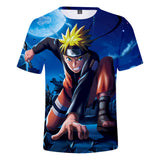 Fortnite Naruto Uzumaki T-shirts Sports Summer Top Tees Xmas Birthday Gift