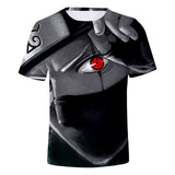 Fortnite Naruto Kakashi Hatake T-shirts Sports Summer Top Tees Xmas Birthday Gift
