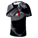 Fortnite Naruto Kakashi Hatake T-shirts Sports Summer Top Tees Xmas Birthday Gift