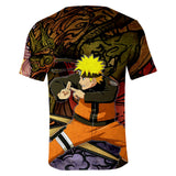 Fortnite Naruto Uzumaki T-shirts Sports Summer Top Tees Xmas Birthday Gift