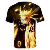 Fortnite Naruto Uzumaki T-shirts Sports Summer Top Tees Xmas Birthday Gift