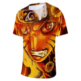 Fortnite Naruto Uzumaki T-shirts Sports Summer Top Tees Xmas Birthday Gift