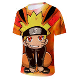 Fortnite Naruto Uzumaki T-shirts Sports Summer Top Tees Xmas Birthday Gift