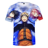 Fortnite Naruto Uzumaki Sasuke Uchiha Sakura T-shirts Sports Summer Top Tees Xmas Birthday Gift