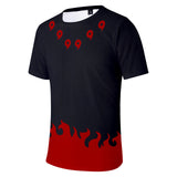Fortnite Naruto 3D Print T-shirts Sports Summer Top Tees for Kids Teens Adults