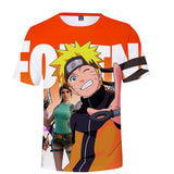 Fortnite Naruto Uzumaki T-shirts Sports Summer Top Tees Xmas Birthday Gift
