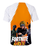 Fortnite Naruto Uzumaki T-shirts Sports Summer Top Tees Xmas Birthday Gift