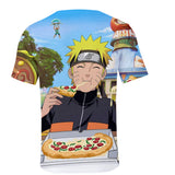 Fortnite Naruto Uzumaki T-shirts Sports Summer Top Tees Xmas Birthday Gift