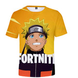 Fortnite Naruto Uzumaki T-shirts Sports Summer Top Tees Xmas Birthday Gift