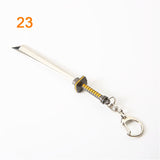 3pcs Fortnite Game Peripheral Pickaxe Axe Gun Keychain Pendant