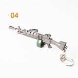 3pcs Fortnite Game Peripheral Pickaxe Axe Gun Keychain Pendant