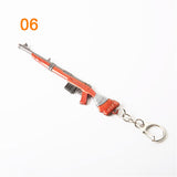3pcs Fortnite Game Peripheral Pickaxe Axe Gun Keychain Pendant