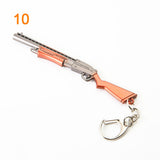 3pcs Fortnite Game Peripheral Pickaxe Axe Gun Keychain Pendant