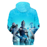 Fortnite Hoodie - Season 7 Frozen Legends - 3D Printing Graphic Trend Jumper
