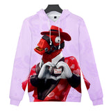 3D Fortnite Heartbreaker Long Sleeve Pink Hoodie for Kids Youth Adult