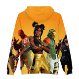 Fortnite Season 8 Hoodie 3D Printing Graphic Game Lover Customes