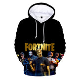 Fortnite 3D Print Cosplay Long Sleeve Jumper Hoodie for Kids Youth Adult