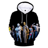 Fortnite 3D Print Cosplay Long Sleeve Jumper Hoodie for Kids Youth Adult