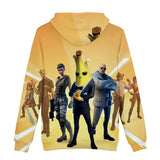 Fortnite 3D Print Cosplay Long Sleeve Jumper Hoodie for Kids Youth Adult