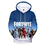 Fortnite Season 10 Hoodie 3D Drawstring Sweatshirt Pullover Cosplay Jumper