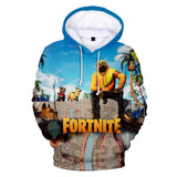 Fortnite Season 10 Hoodie 3D Drawstring Sweatshirt Pullover Cosplay Jumper
