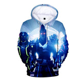 Fortnite Season 10 Hoodie 3D Drawstring Sweatshirt Pullover Cosplay Jumper