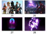 2pcs Fortnite Battle Royale Game Poster Paintings on Canvas