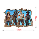 Game Fortnites 3D Wall Sticker