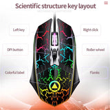G11 USB LED Wired Mouse 2400 DPI Optical 6 Buttons Gaming Mouse