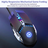 G3PRO Wired Mute Gaming Mouse Ergonomic 7 Buttons 3200DPI Computer Gamer Mice