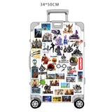 50pcs/lot Game Fortnite Stickers PVC Waterproof Decal Sticker