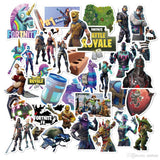 50pcs/lot Game Fortnite Stickers PVC Waterproof Decal Sticker
