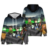 Hot Game Roblox Jumper Casual Sports Hoodie for Kids Youth Adult