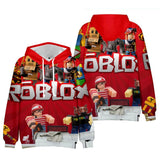 Hot Game Roblox Jumper Casual Sports Hoodie for Kids Youth Adult
