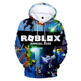 Hot Game Roblox Jumper Casual Sports Hoodie for Kids Youth Adult