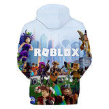 Hot Game Roblox Jumper Casual Sports Hoodie for Kids Youth Adult