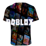 Game Roblox T-shirts Sports Summer Top Tees Xmas Birthday Gift