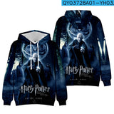 Harry Potter Lord Voldemort Hoodie 3D All Print Pullover Unisex Sweatshirt
