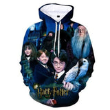 Harry Potter Hoodie 3D All Print Pullover Unisex Sweatshirt