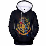 Harry Potter Gryffindor Hoodie 3D All Print Pullover Unisex Sweatshirt