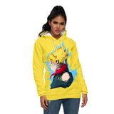 Hot Anime Cartoon Dragon Ball 3D Print Cosplay Yellow Hoodie Sweatshirts Tracksuit Jumper Kids Adult