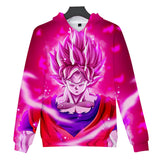 Hot Anime Cartoon Dragon Ball Goku Cosplay Hoodie Sweatshirts Tracksuit Jumper Kids Adult