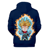 Hot Anime Cartoon Dragon Ball Cosplay Navy Blue Hoodie Sweatshirts Tracksuit Jumper Kids Adult
