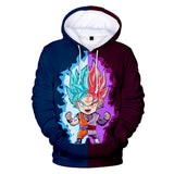 Hot Anime Cartoon Dragon Ball Cosplay Black Hoodie Sweatshirts Tracksuit Jumper Kids Adult