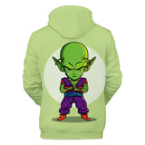 Hot Anime Cartoon Dragon Ball Cute Piccolo Cosplay Hoodie Sweatshirts Tracksuit Jumper Kids Adult
