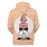 Hot Anime Cartoon Dragon Ball Majin Buu Cosplay Hoodie Sweatshirts Tracksuit Jumper Kids Adult