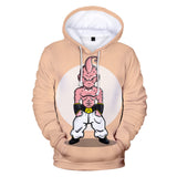 Hot Anime Cartoon Dragon Ball Majin Buu Cosplay Hoodie Sweatshirts Tracksuit Jumper Kids Adult