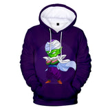 Hot Anime Cartoon Dragon Ball Cute Piccolo Cosplay Hoodie Sweatshirts Tracksuit Jumper Kids Adult